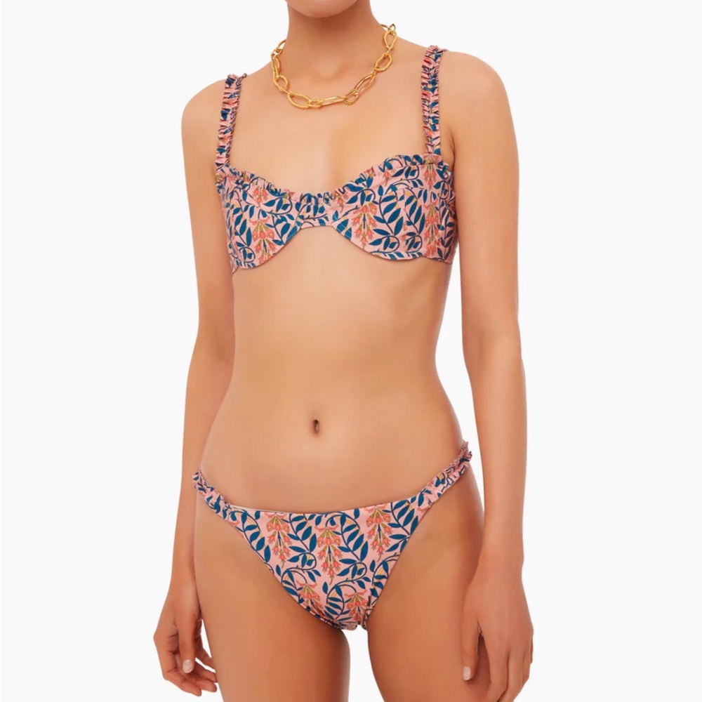 Agua Bendita Herbacea Matching Bikini Top & Bottom XL - Never worn!